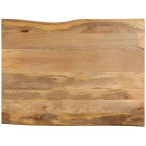 Table Top 90x80x3.8 cm Live Edge Solid Wood Mango vidaXL Table Top 90x80x3.8 cm Live Edge Solid Wood Mango vidaXL