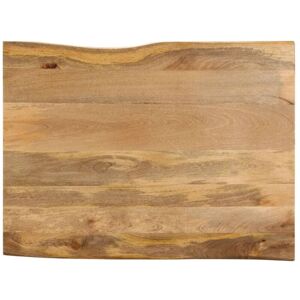 Table Top 110x80x3.8 cm Live Edge Solid Wood Mango vidaXL Table Top 110x80x3.8 cm Live Edge Solid Wood Mango vidaXL