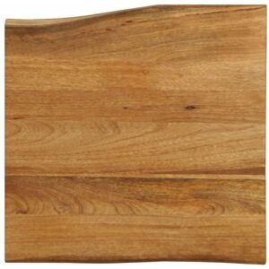 Table Top 60x60x2.5 cm Live Edge Solid Wood Mango vidaXL Table Top 60x60x2.5 cm Live Edge Solid Wood Mango vidaXL