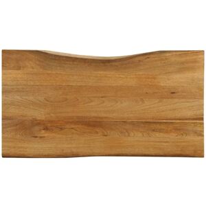 Table Top 100x60x2.5 cm Live Edge Solid Wood Mango Vidaxl Table Top 100x60x2.5 cm Live Edge Solid Wood Mango Vidaxl