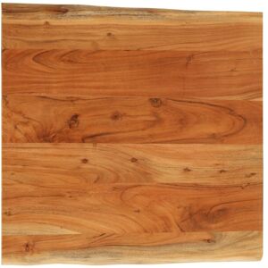 Table Top 40x40x3.8 cm Rectangular Solid Wood Acacia Live Edge Vidaxl Table Top 40x40x3.8 cm Rectangular Solid Wood Acacia Live Edge Vidaxl