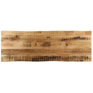 Table Top Live Edge 140x40x2.5 cm Solid Wood Rough Mango vidaXL Table Top Live Edge 140x40x2.5 cm Solid Wood Rough Mango vidaXL