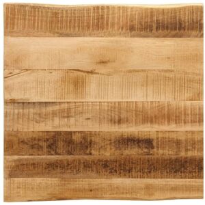 Table Top Live Edge 60x60x3.8 cm Solid Wood Rough Mango vidaXL Table Top Live Edge 60x60x3.8 cm Solid Wood Rough Mango vidaXL