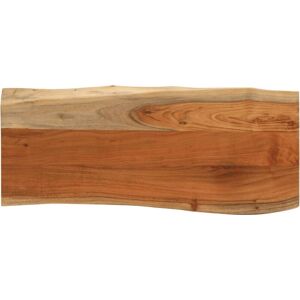 Table Top 100x40x3.8 cm Rectangular Solid Wood Acacia Live Edge vidaXL Table Top 100x40x3.8 cm Rectangular Solid Wood Acacia Live Edge vidaXL
