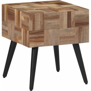 vidaXL End Table - Reclaimed Teak - 40x40x45 cm - Modern Style vidaXL End Table - Reclaimed Teak - 40x40x45 cm - Modern Style