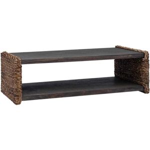 Side Table Natural 110 x 55 x 35 cm Solid Mahogany Wood vidaXL Side Table Natural 110 x 55 x 35 cm Solid Mahogany Wood vidaXL