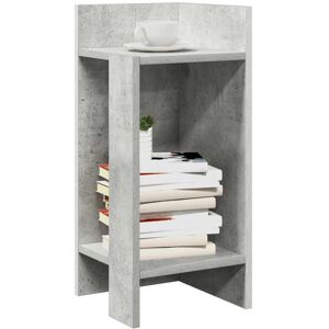 Vidaxl - Side Tables 2 pcs with Shelf Concrete Grey 25.5x27x60 cm Vidaxl - Side Tables 2 pcs with Shelf Concrete Grey 25.5x27x60 cm