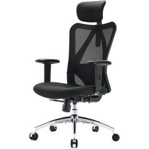 SIHOO Office Desk Chair, Ergonomic Computer Office Chair with Adjustable Headrest and Lumbar Support,High Back Executive Swivel Chair (Black) SIHOO Office Desk Chair, Ergonomic Computer Office Chair with Adjustable Headrest and Lumbar Support,High Back Executive Swivel Chair (Black)