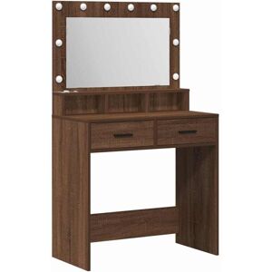 Vidaxl - Dressing Table Brown Oak 79 x 41 x 135 cm Engineered wood Vidaxl - Dressing Table Brown Oak 79 x 41 x 135 cm Engineered wood