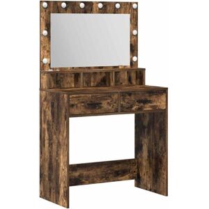 Vidaxl - Dressing Table Smoked oak 79 x 41 x 135 cm Engineered wood Vidaxl - Dressing Table Smoked oak 79 x 41 x 135 cm Engineered wood