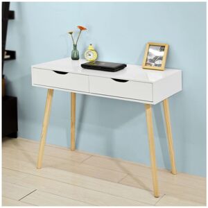 Sobuy - Home Office Table Desk Computer Desk Computer Workstation 2 Drawers,FWT40-WN Sobuy - Home Office Table Desk Computer Desk Computer Workstation 2 Drawers,FWT40-WN