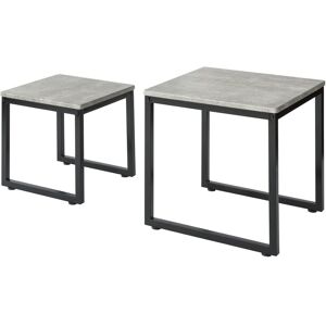 Sobuy - Nesting Tables, Set of 2 Coffee Table Side Table End Table,FBT42-HG Sobuy - Nesting Tables, Set of 2 Coffee Table Side Table End Table,FBT42-HG