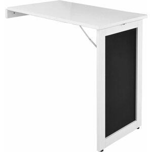 Sobuy - Kitchen Restaurant Wall-mounted Folding Table Desk with Blackboard,FWT20-W Sobuy - Kitchen Restaurant Wall-mounted Folding Table Desk with Blackboard,FWT20-W