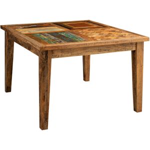 Biscottini - Solid rectangular or square Country Shabby dining table tavern office smoking meeting room Biscottini - Solid rectangular or square Country Shabby dining table tavern office smoking meeting room