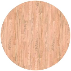 Table Top Light brown Ø 80 x 4 cm Solid oak wood vidaXL Table Top Light brown Ø 80 x 4 cm Solid oak wood vidaXL