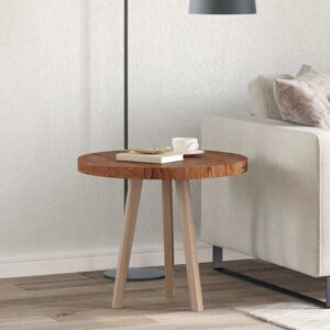 Table Top Dark brown Ø 60 x 4 cm Solid oak wood vidaXL Table Top Dark brown Ø 60 x 4 cm Solid oak wood vidaXL