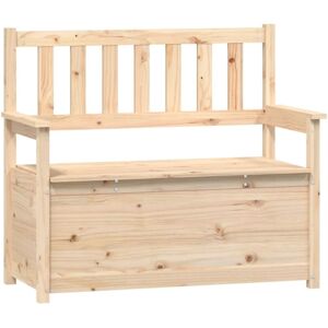 Vidaxl - Bench 112.5x51.5x96.5 cm Solid Wood Pine Vidaxl - Bench 112.5x51.5x96.5 cm Solid Wood Pine