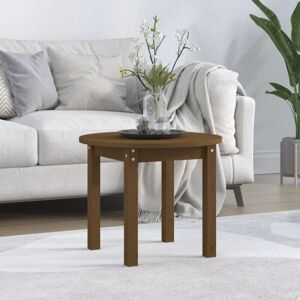 Coffee Table Honey Brown ø 55x45 cm Solid Wood Pine Vidaxl Coffee Table Honey Brown ø 55x45 cm Solid Wood Pine Vidaxl