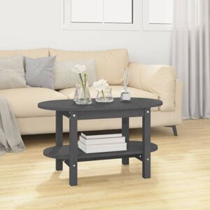 Coffee Table Grey 80x45x45 cm Solid Wood Pine Vidaxl Coffee Table Grey 80x45x45 cm Solid Wood Pine Vidaxl