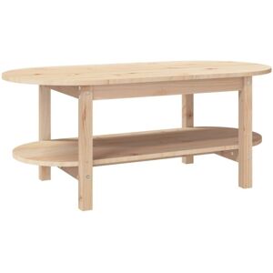 vidaXL Solid Wood Pine Coffee Table - Coffee Table vidaXL Solid Wood Pine Coffee Table - Coffee Table