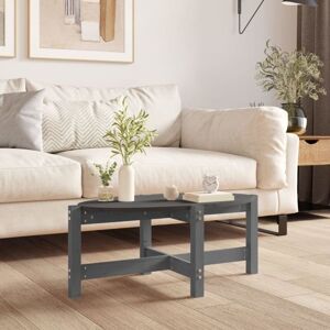 Coffee Table Grey 87x48x35 cm Solid Wood Pine Vidaxl Coffee Table Grey 87x48x35 cm Solid Wood Pine Vidaxl