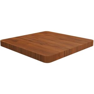 Square Table Top Dark Brown 50x50x4cm Treated Solid Wood Oak vidaXL Square Table Top Dark Brown 50x50x4cm Treated Solid Wood Oak vidaXL