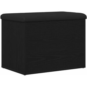 Vidaxl - Storage Bench Black oak 62 x 42 x 45 cm Engineered Wood Vidaxl - Storage Bench Black oak 62 x 42 x 45 cm Engineered Wood