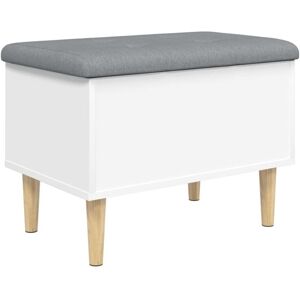Vidaxl - Storage Bench White 62x42x46 cm Engineered Wood Vidaxl - Storage Bench White 62x42x46 cm Engineered Wood