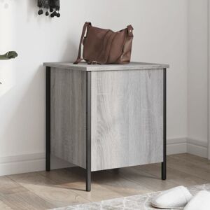 Vidaxl - Storage Bench Grey Sonoma 40x42.5x50 cm Engineered Wood Vidaxl - Storage Bench Grey Sonoma 40x42.5x50 cm Engineered Wood