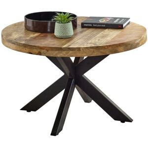 Surrey Coffee Table with Spider Legs - Solid Mango Wood/Metal - L80 x W80 x H45 cm Surrey Coffee Table with Spider Legs - Solid Mango Wood/Metal - L80 x W80 x H45 cm