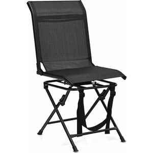 Costway - Swivel Hunting Chair Foldable 360° Free Rotation Chair Spin Chair w/ Mesh Back Costway - Swivel Hunting Chair Foldable 360° Free Rotation Chair Spin Chair w/ Mesh Back