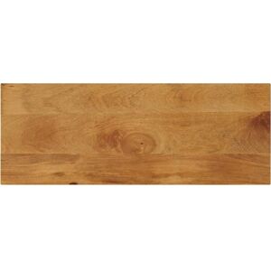 vidaXL Rectangular Mango Wood Table Top - Rustic Oak Finish vidaXL Rectangular Mango Wood Table Top - Rustic Oak Finish