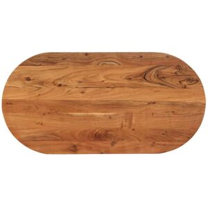 Table Top 100x50x2.5 cm Oval Solid Wood Acacia Vidaxl Table Top 100x50x2.5 cm Oval Solid Wood Acacia Vidaxl