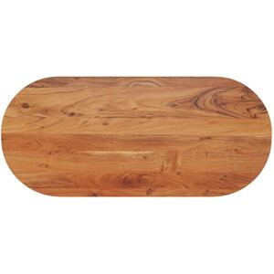 Table Top 110x50x3.8 cm Oval Solid Wood Acacia Vidaxl Table Top 110x50x3.8 cm Oval Solid Wood Acacia Vidaxl