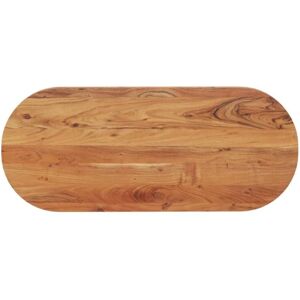 Table Top 140x60x3.8 cm Oval Solid Wood Acacia vidaXL Table Top 140x60x3.8 cm Oval Solid Wood Acacia vidaXL