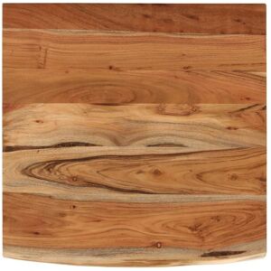 Desk Top 80x80x2.5 cm Square Solid Wood Acacia Live Edge Vidaxl Desk Top 80x80x2.5 cm Square Solid Wood Acacia Live Edge Vidaxl