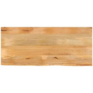 Table Top Live Edge 140x60x2.5 cm Solid Wood Mango vidaXL Table Top Live Edge 140x60x2.5 cm Solid Wood Mango vidaXL