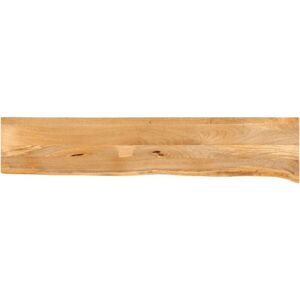 Table Top Live Edge 180x40x2.5 cm Solid Wood Mango vidaXL Table Top Live Edge 180x40x2.5 cm Solid Wood Mango vidaXL
