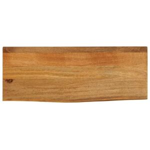 Table Top Live Edge 70x20x2.5 cm Solid Wood Mango Vidaxl Table Top Live Edge 70x20x2.5 cm Solid Wood Mango Vidaxl