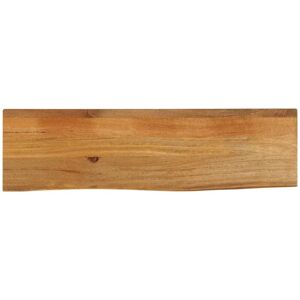 Table Top Live Edge 100x20x3.8 cm Solid Wood Mango vidaXL Table Top Live Edge 100x20x3.8 cm Solid Wood Mango vidaXL