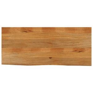 Table Top Live Edge 140x60x3.8 cm Solid Wood Mango vidaXL Table Top Live Edge 140x60x3.8 cm Solid Wood Mango vidaXL