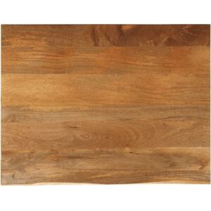 vidaXL Mango Wood Live Edge Dining Table Top - 90x80cm vidaXL Mango Wood Live Edge Dining Table Top - 90x80cm
