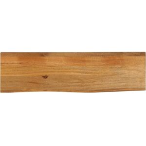 Table Top Live Edge 120x40x2.5 cm Solid Wood Mango vidaXL Table Top Live Edge 120x40x2.5 cm Solid Wood Mango vidaXL