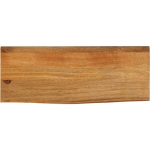 Table Top Live Edge 80x30x3.8 cm Solid Wood Mango vidaXL Table Top Live Edge 80x30x3.8 cm Solid Wood Mango vidaXL