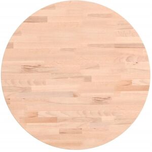 Table Top Ø50x4 cm Round Solid Wood Beech Vidaxl Table Top Ø50x4 cm Round Solid Wood Beech Vidaxl