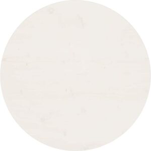 Table Top Round White Ø70x3 cm Solid Wood Pine vidaXL Table Top Round White Ø70x3 cm Solid Wood Pine vidaXL