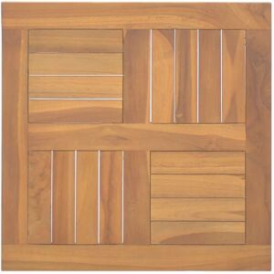 vidaXL Square Table Top 50x50x2.5 cm Solid Wood Teak - Table Top vidaXL Square Table Top 50x50x2.5 cm Solid Wood Teak - Table Top