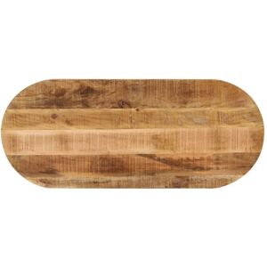 BONNEVIE Table Top,Desk Top 120x60x3.8 cm Oval Solid Wood Rough Mango VSVS459639 BONNEVIE Table Top,Desk Top 120x60x3.8 cm Oval Solid Wood Rough Mango VSVS459639