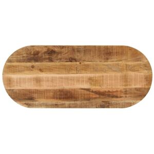 BONNEVIE Table Top,Desk Top 140x60x3.8 cm Oval Solid Wood Rough Mango VSVS694068 BONNEVIE Table Top,Desk Top 140x60x3.8 cm Oval Solid Wood Rough Mango VSVS694068