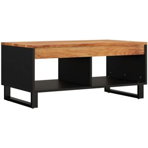 vidaXL Brown 90x50x40 cm Solid Wood Acacia Coffee Table - Coffee Table vidaXL Brown 90x50x40 cm Solid Wood Acacia Coffee Table - Coffee Table